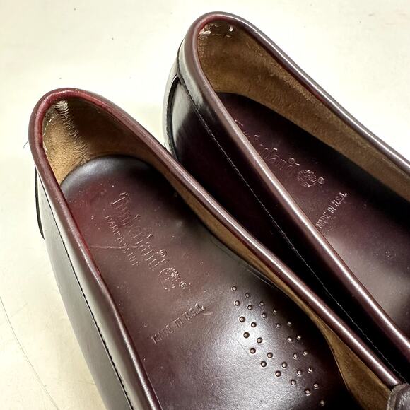 VGUC Vintage Timberland Burgundy Tassel Loafer Kiltie Made in Hampton, NH USA 12 main image 5